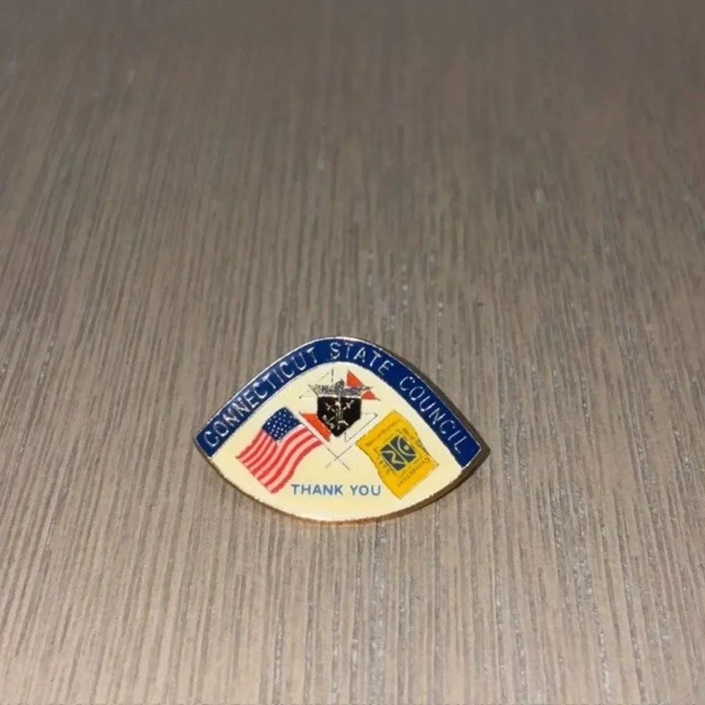 Vtg Connecticut State Council Knights of Columbus Special Olympics Pin